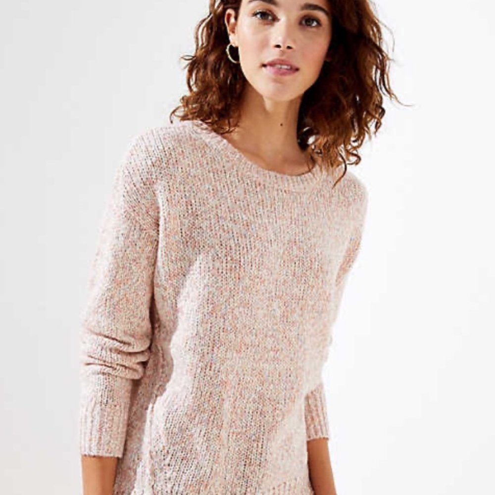 Ann Taylor LOFT Pink Sweater